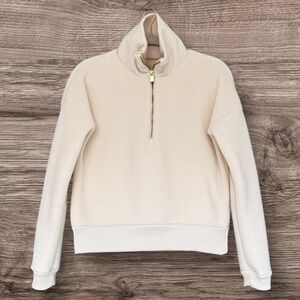 Dudley Stephens Dudley Pullover Cream Sherpa Fleece XS